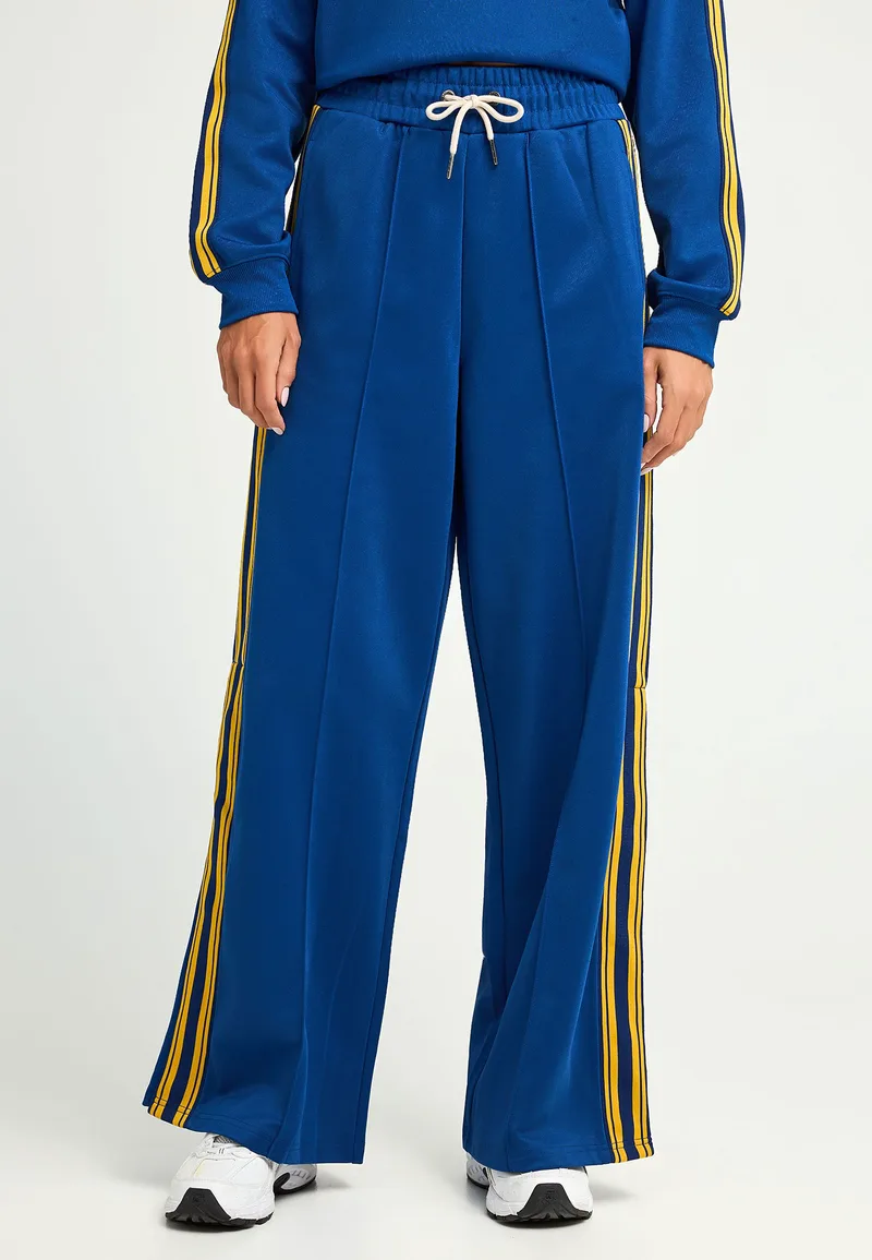 Wide leg παντελόνι φόρμας με ρίγα