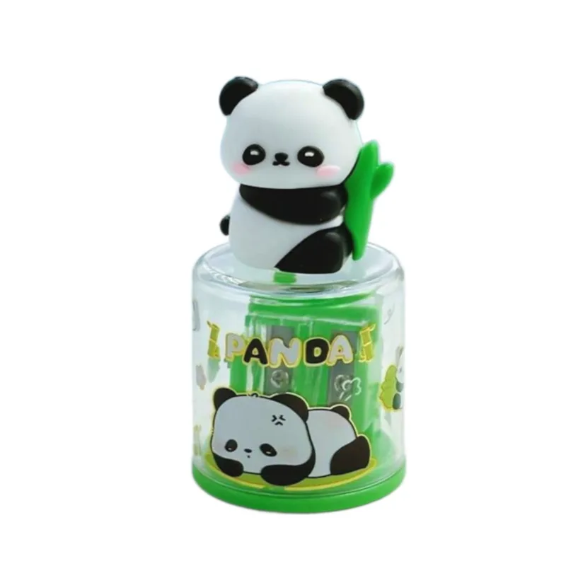Ξύστρα Βαρελάκι Διπλή με Γόμα 3D Panda MC50916_P