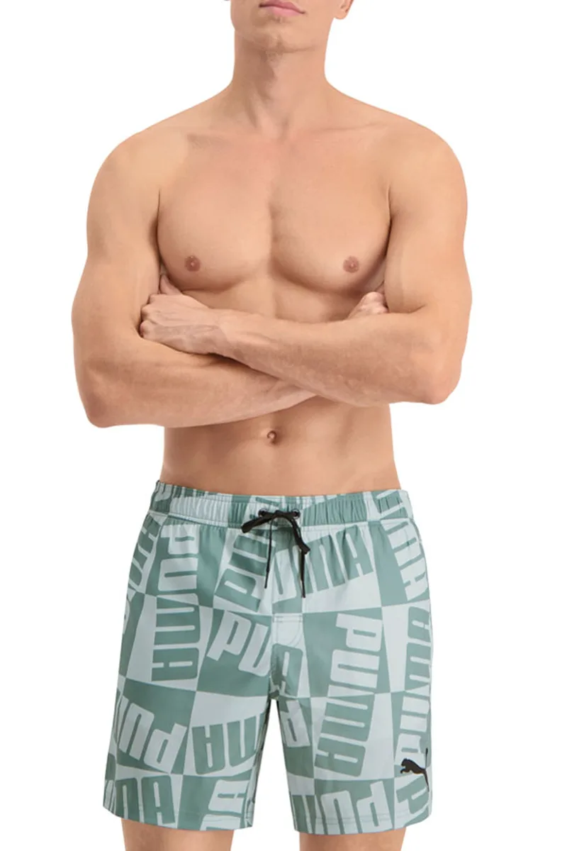 Μαγιό Βερμούδα Puma Block Logo Shorts Length 701211023-001 Ανδρικό