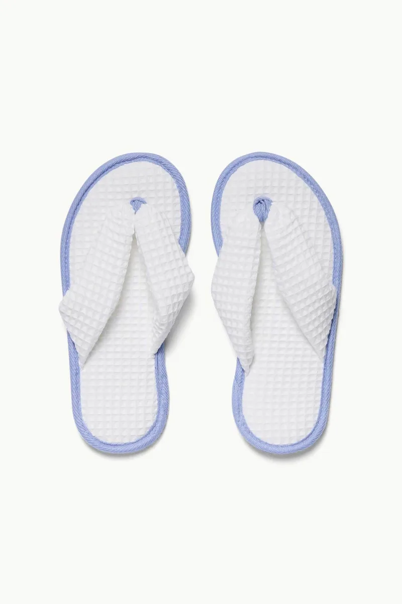 Coincasa παντόφλες μπάνιου με waffle σχέδιο M/L - 006815685 Λευκό