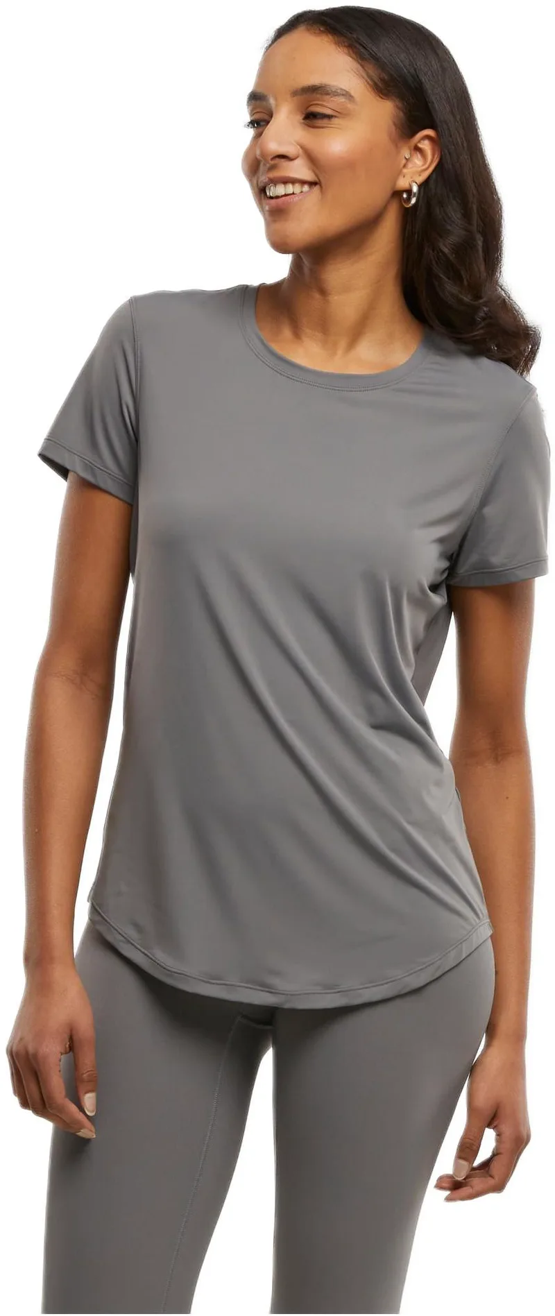 Ladies Sports Tee Urban Classics TB7812-20523 senior grey