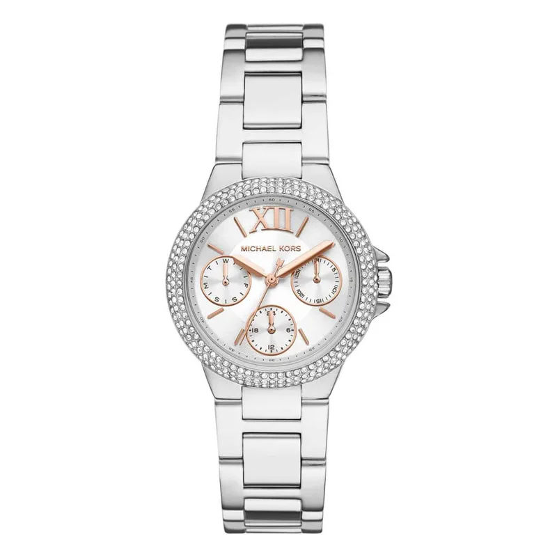 MICHAEL KORS Camille Crystals Silver Stainless Steel Bracelet MK7198