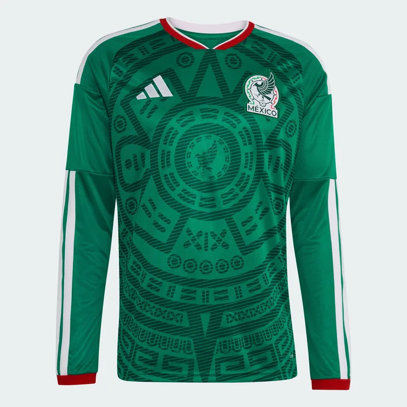 adidas Εθνική Μεξικού 2026 Home Ανδρική Ποδοσφαιρική Φανέλα με Μακρύ Μανίκι (9000263684_80635)