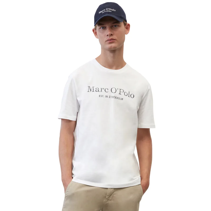 Marc O'Polo T-Shirt B21201251052 Λευκό Regular Fit