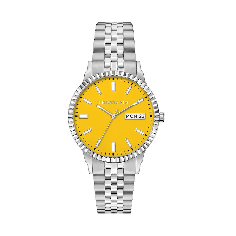 Ρολόι Trussardi R2453141013 Κίτρινο
