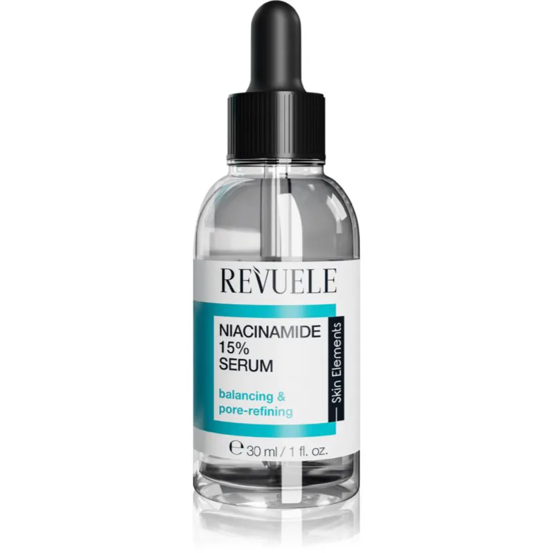 Revuele Niacinamide 15% Serum λειαντικός ορός προσώπου για σύσφιξη πόρων και ματ εμφάνιση επιδερμίδας 30 ml