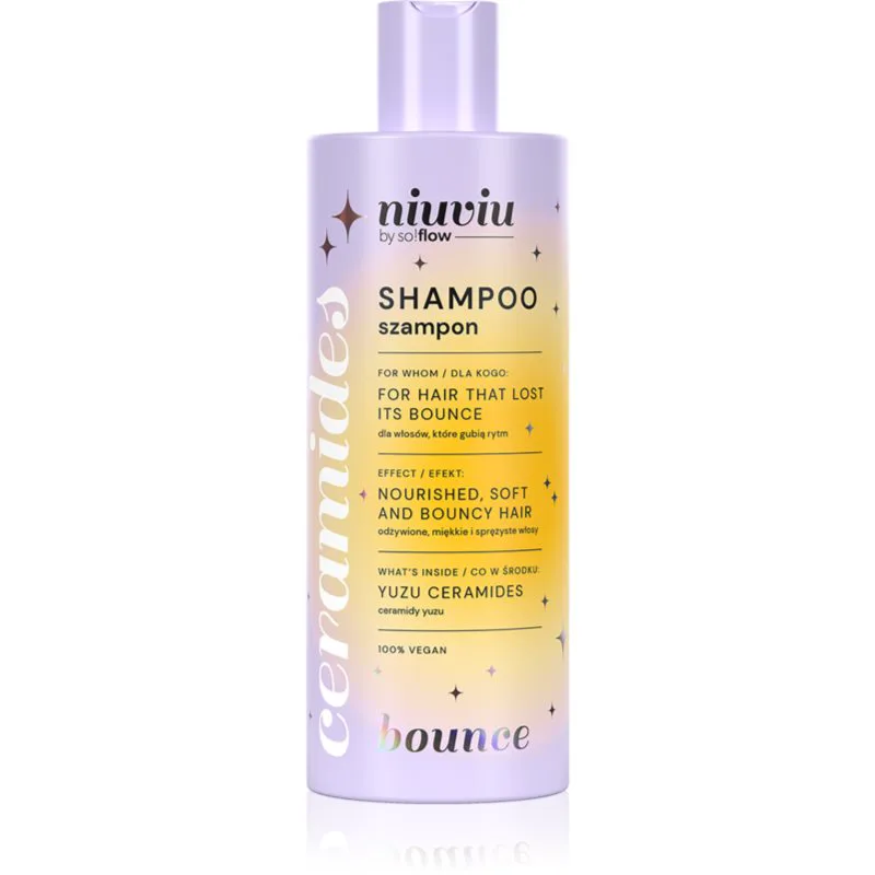 so!flow BOUNCE Hair Shampoo With Ceramides καθαριστικό σαμπουάν για σγουρά μαλλιά 300 ml