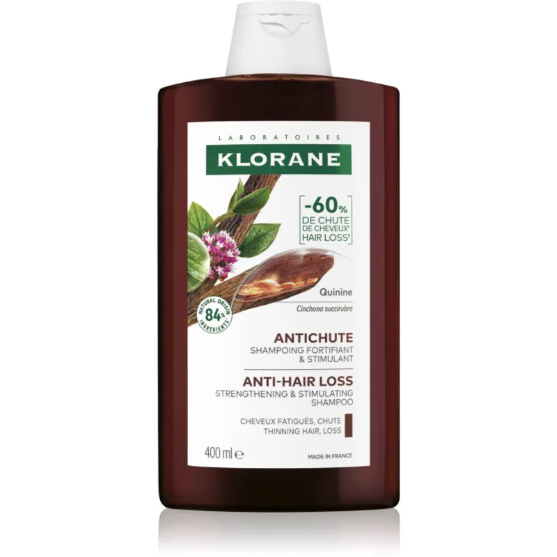 Klorane Quinine Anti-Hair Loss Shampoo δυναμωτικό σαμπουάν ενάντια στη τριχόπτωση 400 ml
