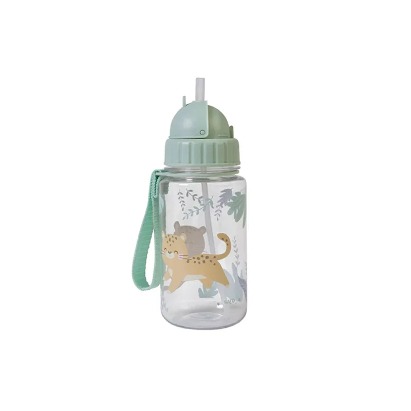 Παγούρι 450ml Με Καλαμάκι Saro Tritan Lion 74004