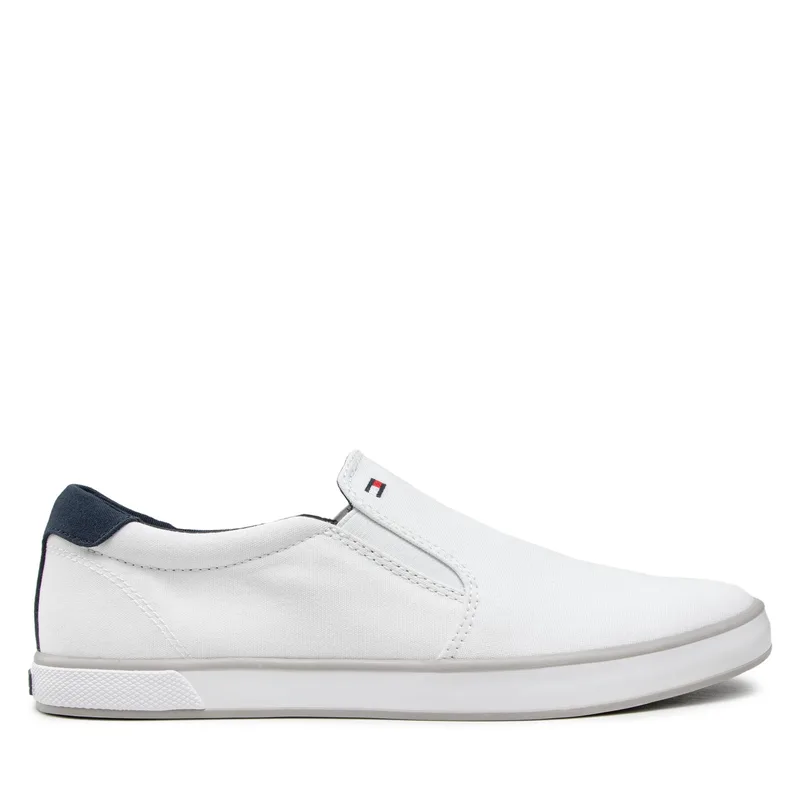 Πάνινα παπούτσια Tommy Hilfiger Harlow 2D FM0FM00597 Λευκό