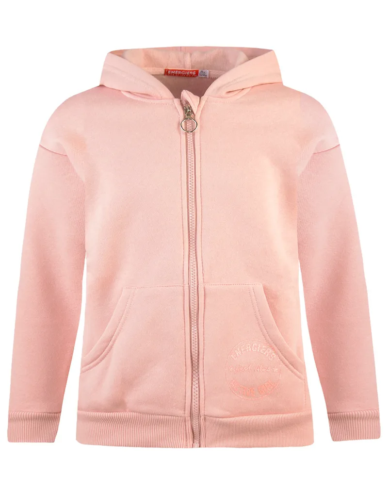 Fleece ζακέτα Energiers Basic Line με κουκούλα - Ροζ 16-100281-5-9