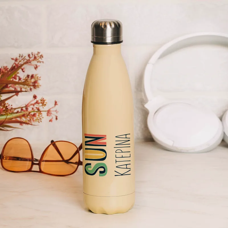 Fun In The Sun - Μπουκάλι Θερμός 500ml - Κίτρινο