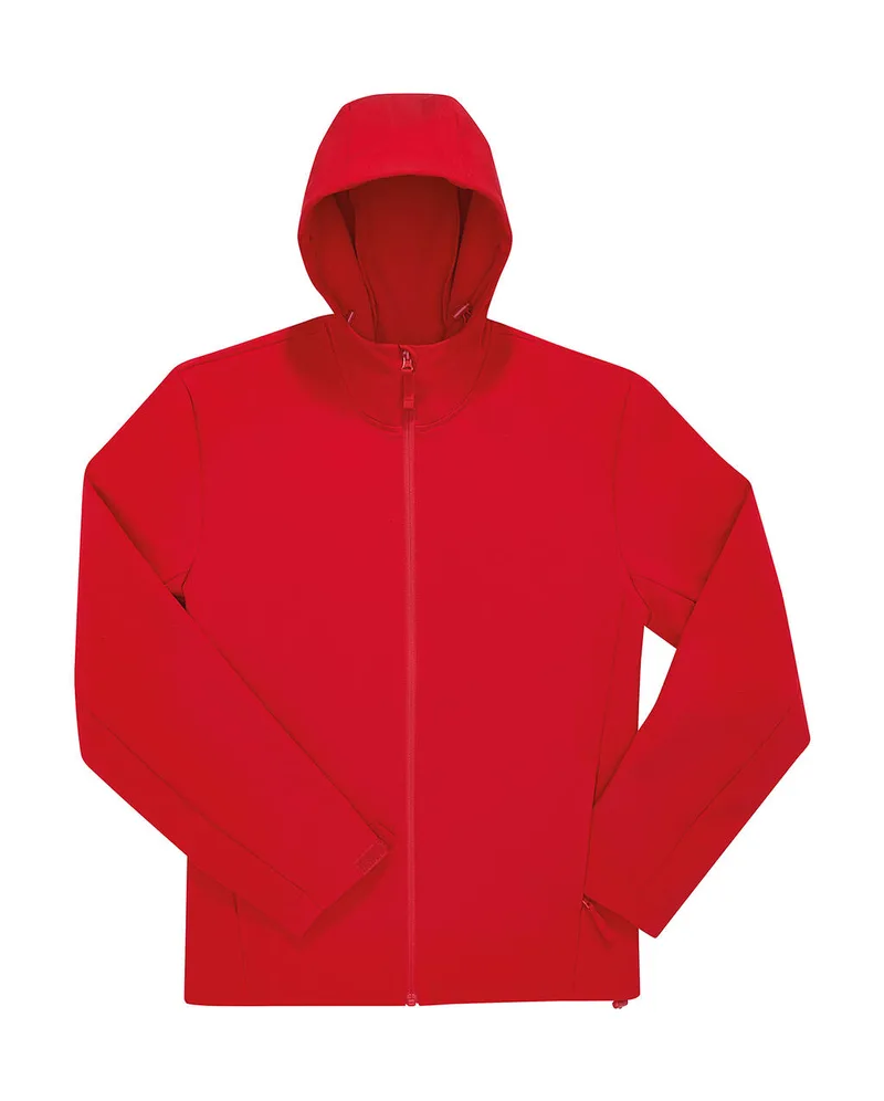 Softshell με Κουκούλα Reset 3Lr B & C 46042400 Red