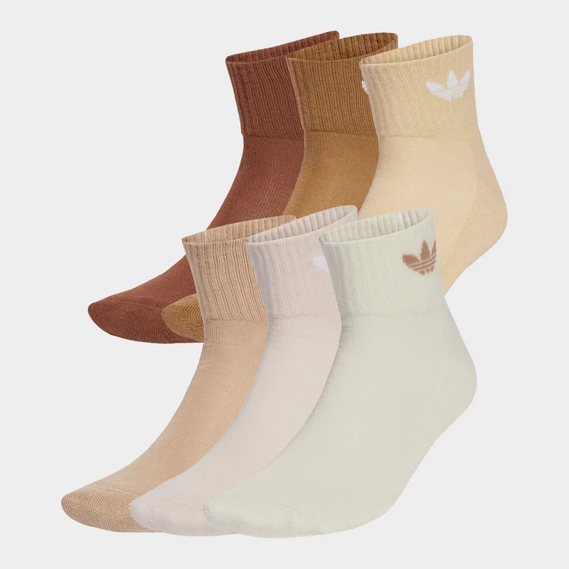 adidas Originals Mid Ankle 6-Pack Unisex Κάλτσες (9000240553_88192)