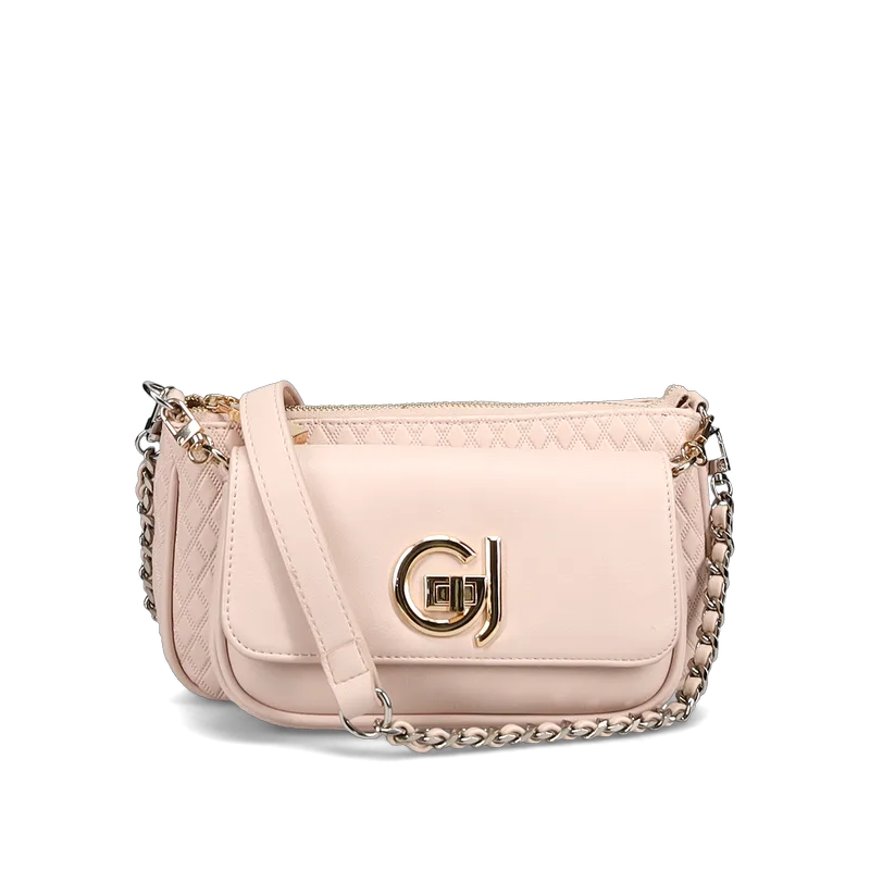 Ροζ τσάντα crossbody LUNA