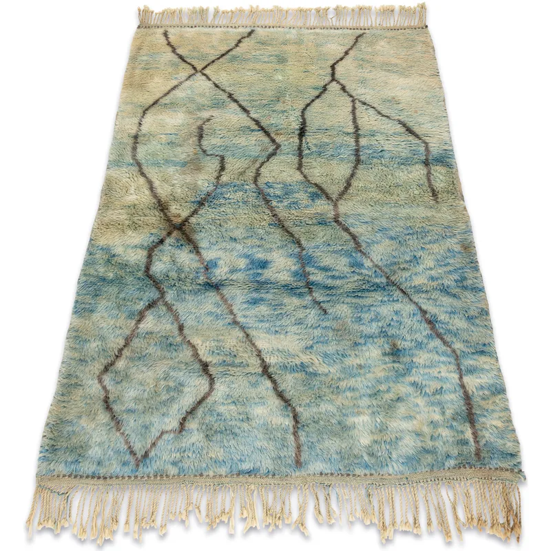 Χαλιά Rugsx Χαλί BERBER MR4270 Beni Mrirt χειροποί 120x185 cm