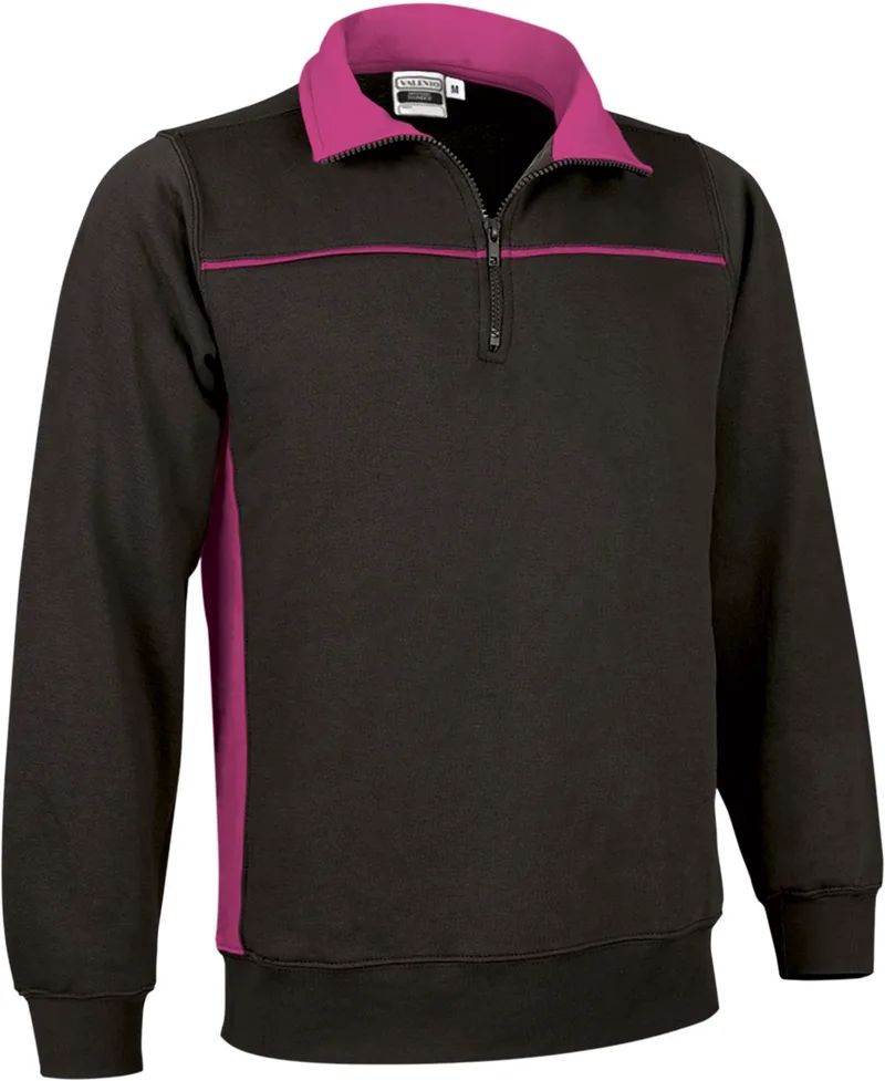 Φούτερ THUNDER Valento SUVATHUNM Black-Magenta Ροζ