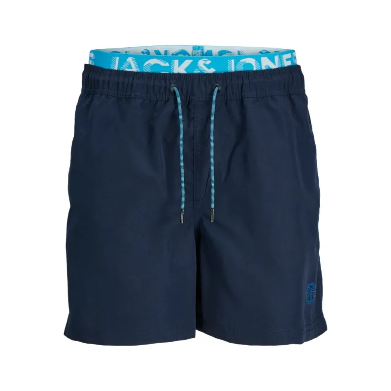 Βερμούδα μαγιό "Fiji Swim DB Neon" της Jack & Jones - Navy Blazer