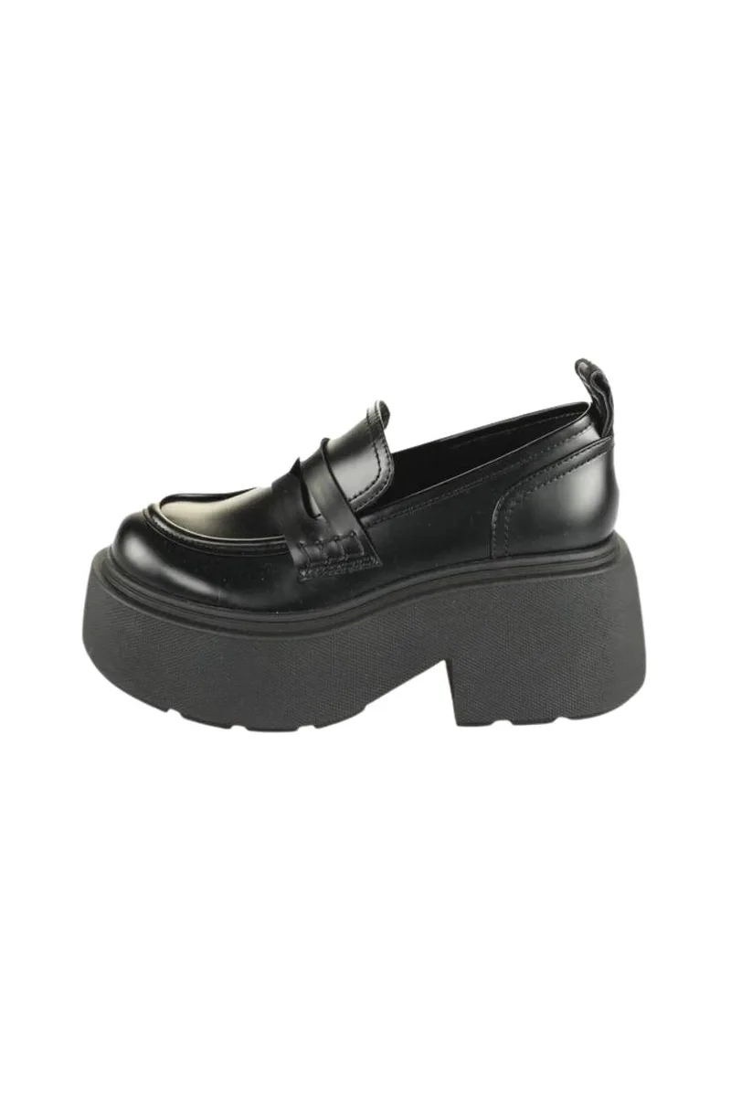 BUFFALO loafer γυναικεία VICIOUS LOAFER - Μαύρο-1624067-BLACK