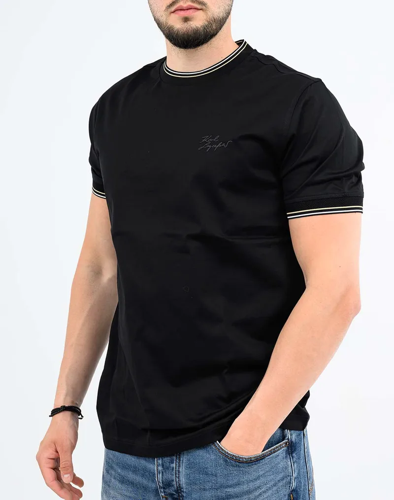 KARL LAGERFELD T-SHIRT CREWNECK 755003-562200-990 Black