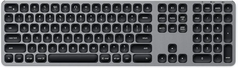 Πληκτρολόγιο Satechi Bluetooth Keyboard για Mac Ασύρματο Bluetooth Αλουμινίου QWERTY Αγγλικό US - Space Gray (ST-AMBKM)