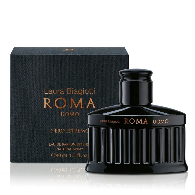 Laura Biagiotti Roma Uomo Μαύρο Estremo Intense Eau De Parfum 40 ml for Men
