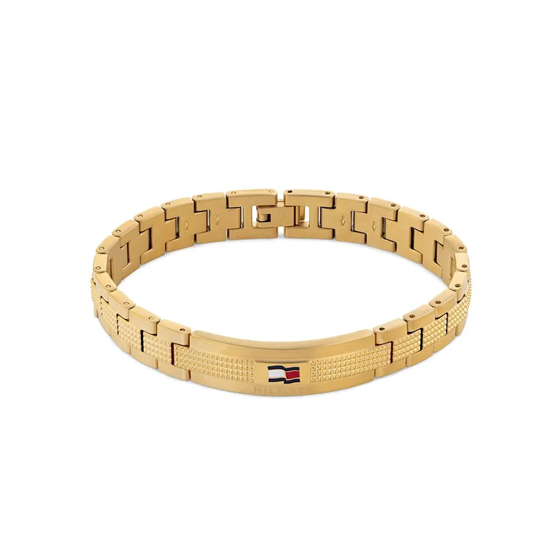 ΤOMMY HILFIGER Ανδρικό Βραχιόλι Αλυσίδα από Επιχρυσωμένο Ατσάλι 2790421