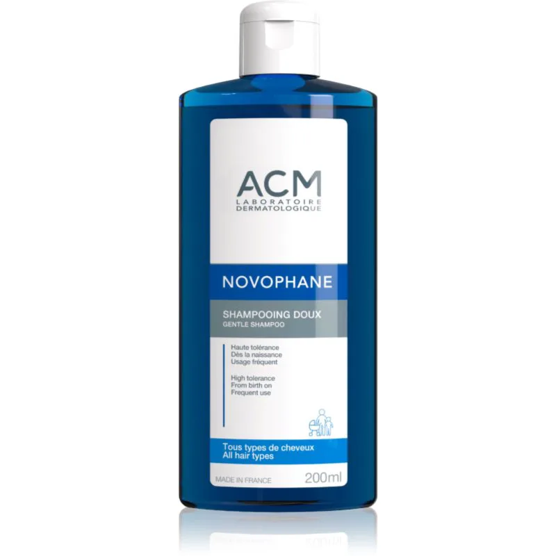 ACM Novophane Gentle Shampoo έξτρα απαλό σαμπουάν για όλους τους τύπους μαλλιών 200 ml