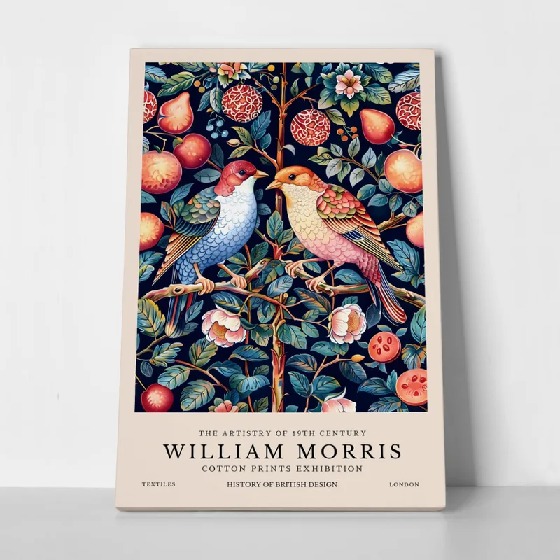 Πινακας σε καμβά WILLIAM MORRIS - BIRD 4