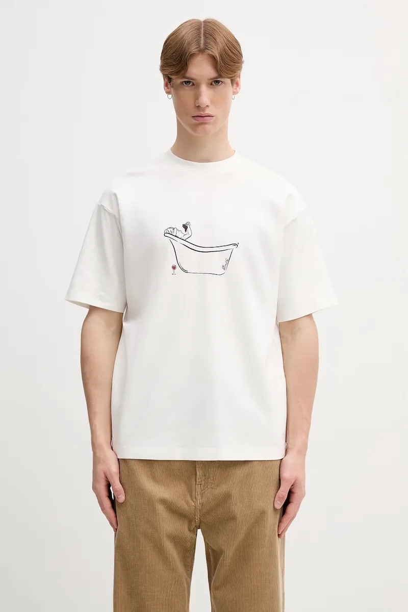 Drôle de Monsieur t-shirt ανδρικό βαμβακερό Wine Bath