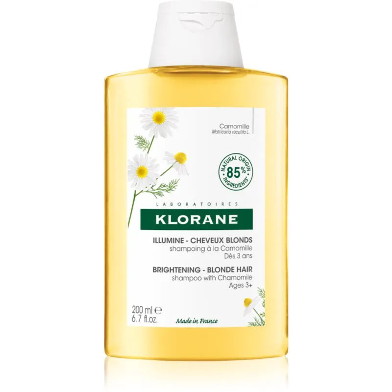 Klorane Chamomile σαμπουάν για ξανθά μαλλιά 200 ml
