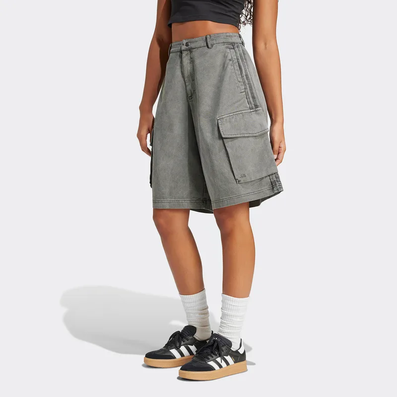 adidas Originals Washed Cargo Γυναικείο Τζιν Σορτς (9000213245_1469)