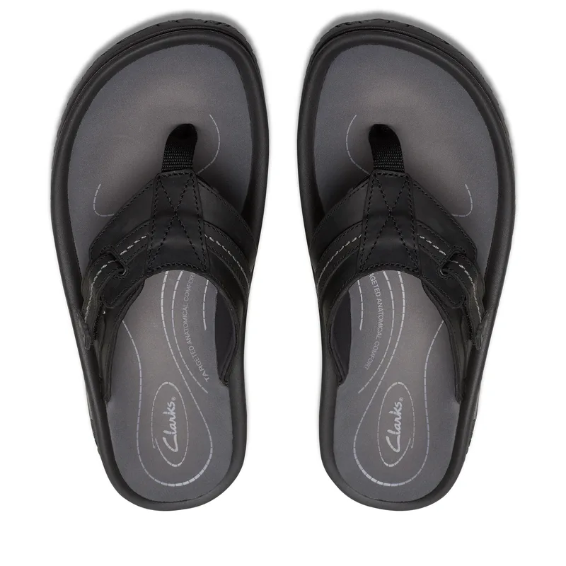 Σαγιονάρες Clarks Wesley Sun 26176988 Μαύρο