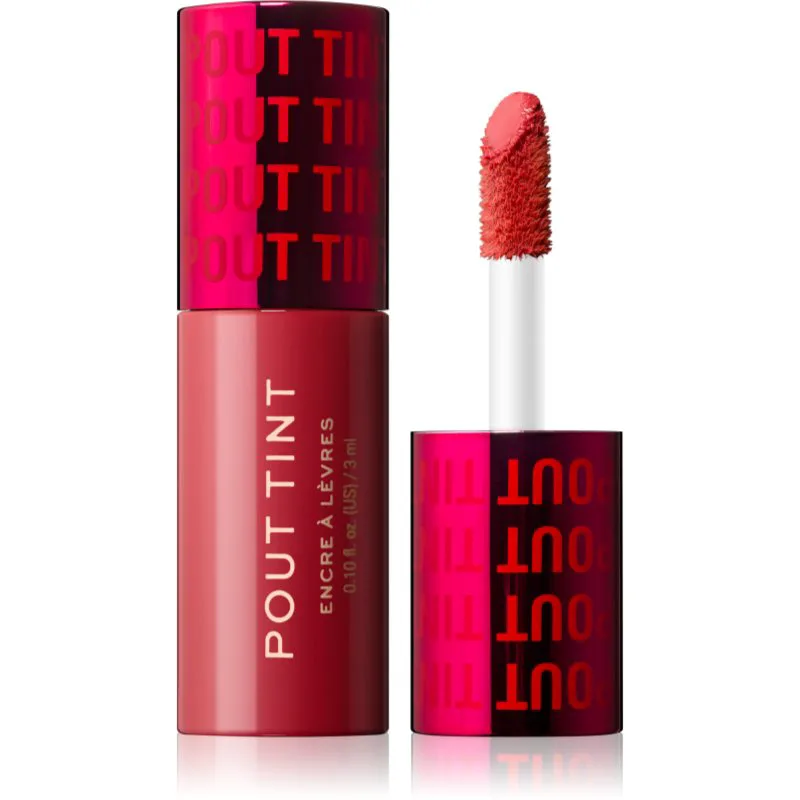 Revolution Pout Tint λιπ γκλος με ενυδατικό αποτέλεσμα απόχρωση Sizzlin Red 3 ml