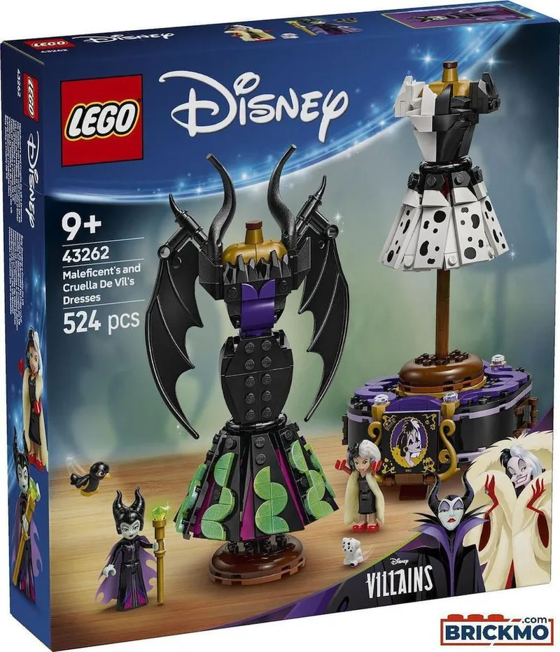 LEGO DISNEY MALEFICENT'S - CRUELLA DE VIL'S DRESSES (43262)
