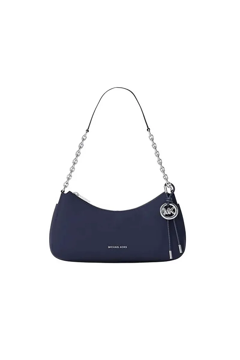Michael Kors γυναικεία nubuck τσάντα hobo με all-over monogram "Nolita" - 32R6SY5W6L Σκούρο Μπλε