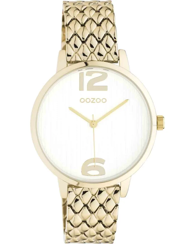 OOZOO Timepieces - C11022, Χρυσό case with Stainless Steel Bracelet