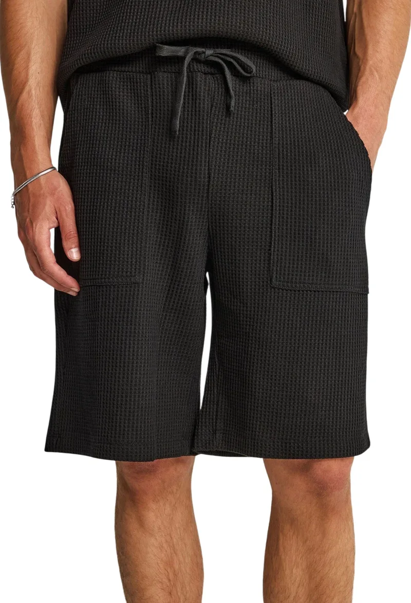 Βερμούδα Funky Buddha Αθλητική FBM013-065-03-BLACK Ανδρικό