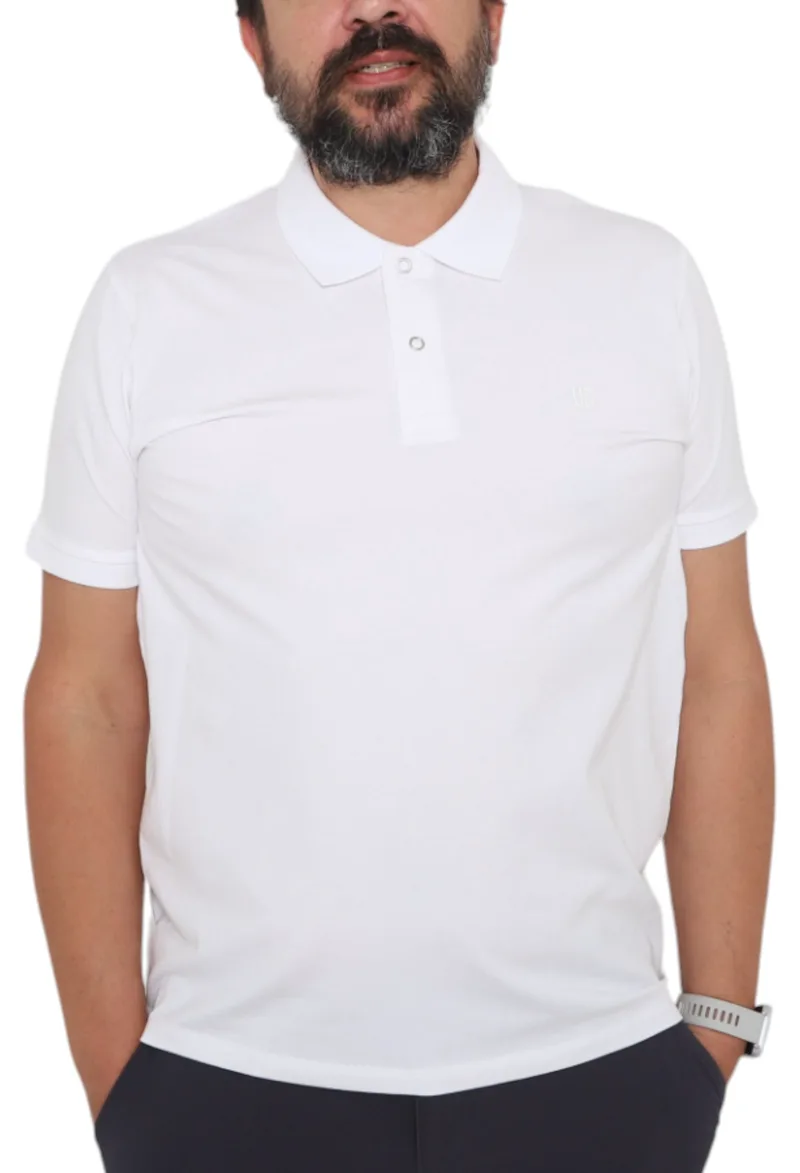 Μπλούζα Polo USA POLO CLUB Sleeve Polo-Shirt HSS25327-WHITE Ανδρικό