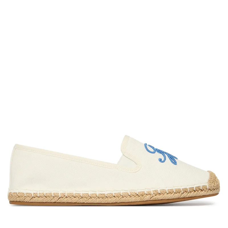 Εσπαντρίγιες Tommy Hilfiger Th Script Summer Espadrille FW0FW09240 Λευκό