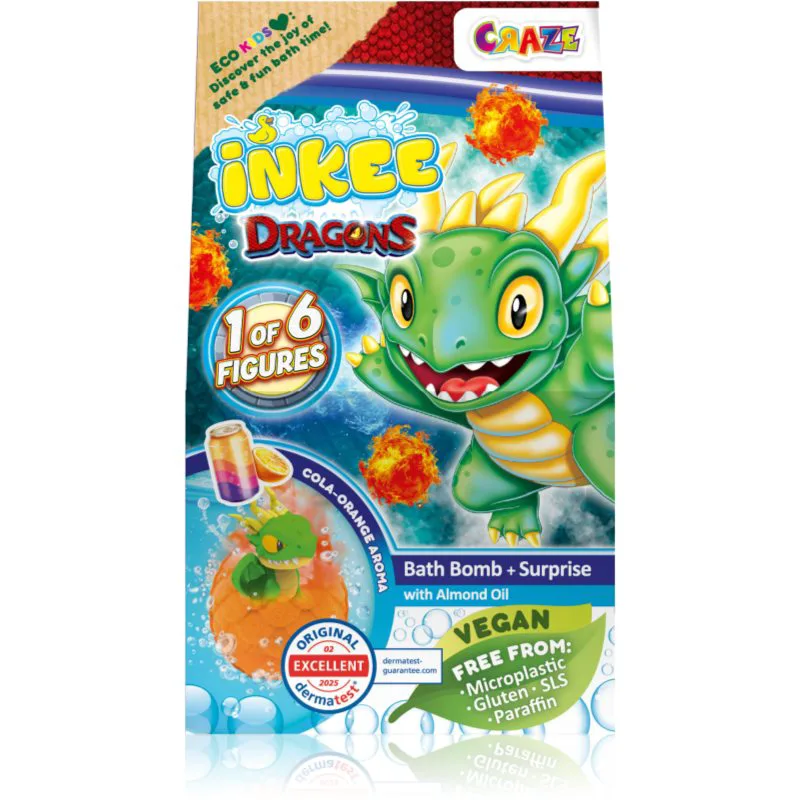 Craze INKEE Dragons βόμβα μπάνιου 1 τμχ