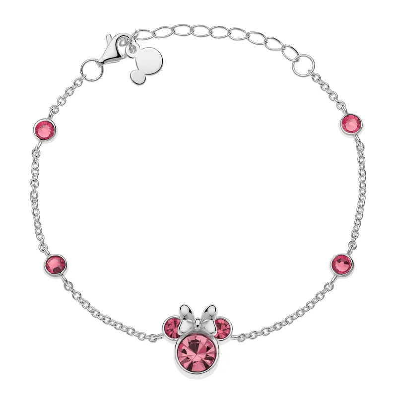 DISNEY Βραχιόλι Παιδικό Από Ασήμι Minnie Mouse BS00062SRUL-55.CS