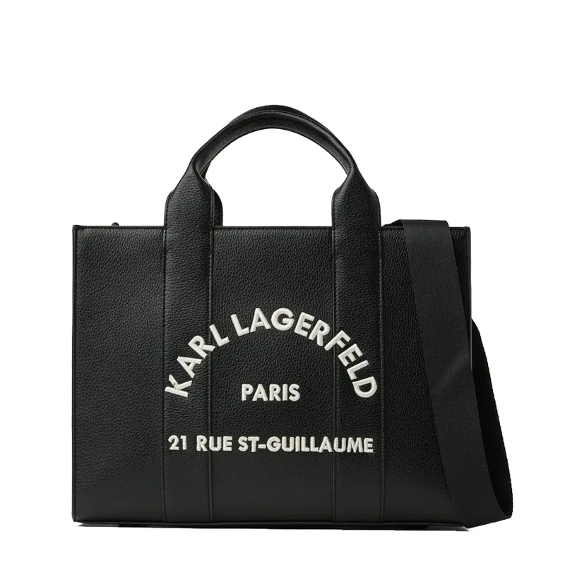 Γυναικεία K/Rsg Tote Τσάντα Μαύρη Karl Lagerfeld B1W30041-101 Black White