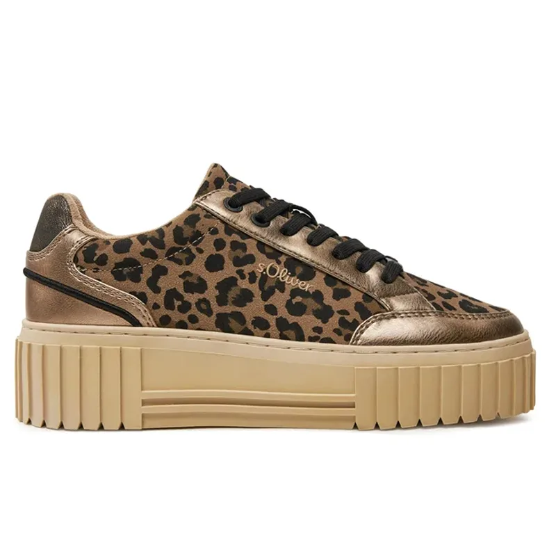 s.OLIVER ΓΥΝΑΙΚΕΙΟ SNEAKER 5-23662-43 907 LEOPARD