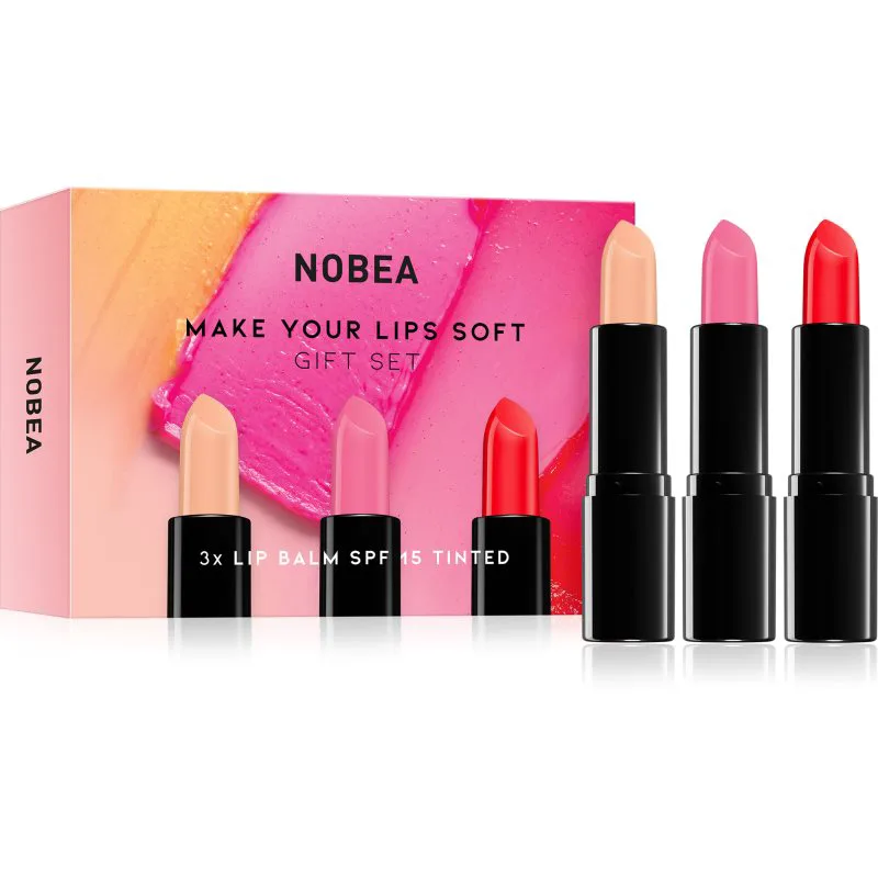 NOBEA Beauty Pleasure NOBEA Make Your Lips Soft Gift Set σετ για τα χείλη έκδοση δώρου
