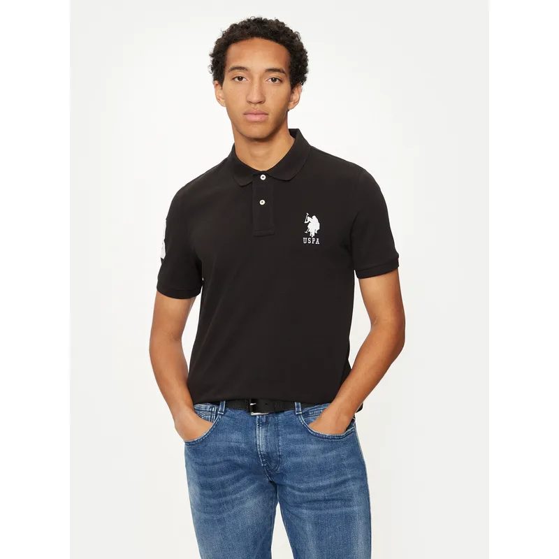 U.S. Polo Assn. Polo MUP3313 Μαύρο Regular Fit
