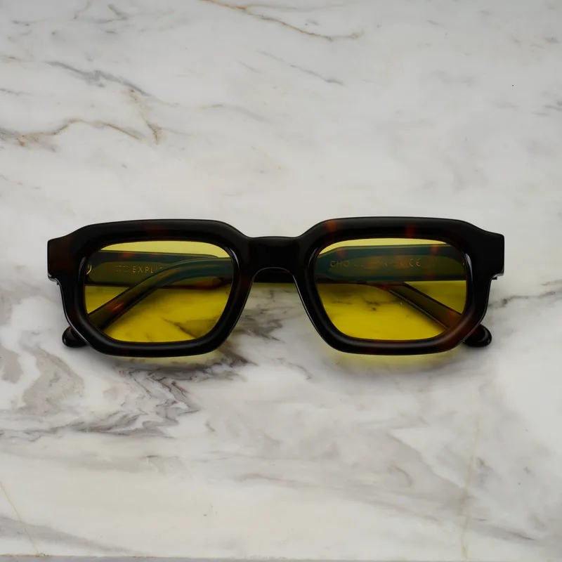 HARPER A7EP10 - HARPER - TORTOISE - YELLOW Sunglasses | Tortoise | Yellow Shades | Explicit Poets Sunglasses