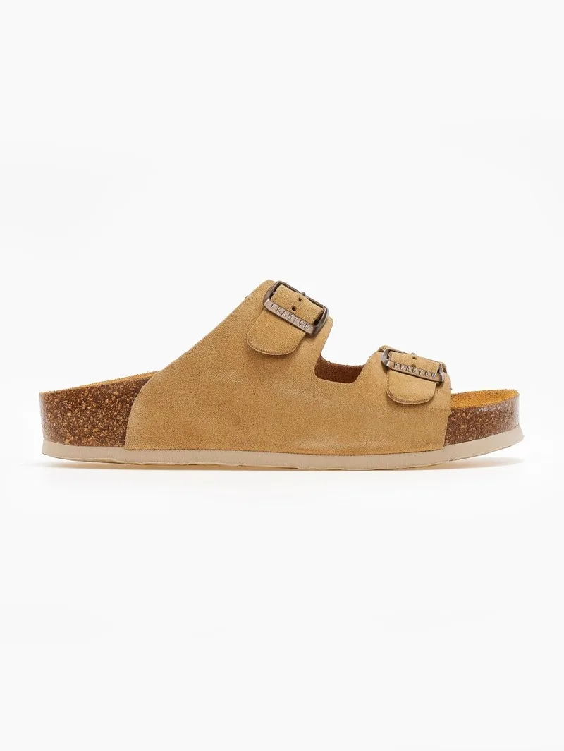 Plakton Sandals Anatomical Suede - 340010 - Camel