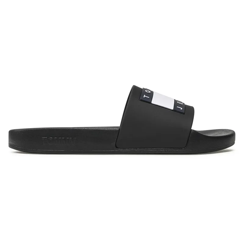 Ανδρικές Παντόφλες Slide Tommy Hilfiger EM0EM01191 BDS Μαύρα
