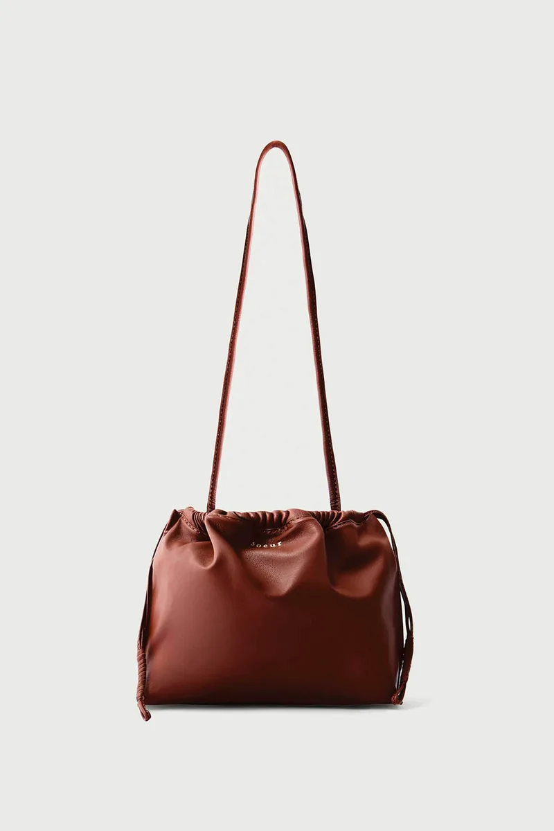 Soeur γυναικείο δερμάτινο mini bag "Suzette" - SEM1433SUZETTE Καφέ